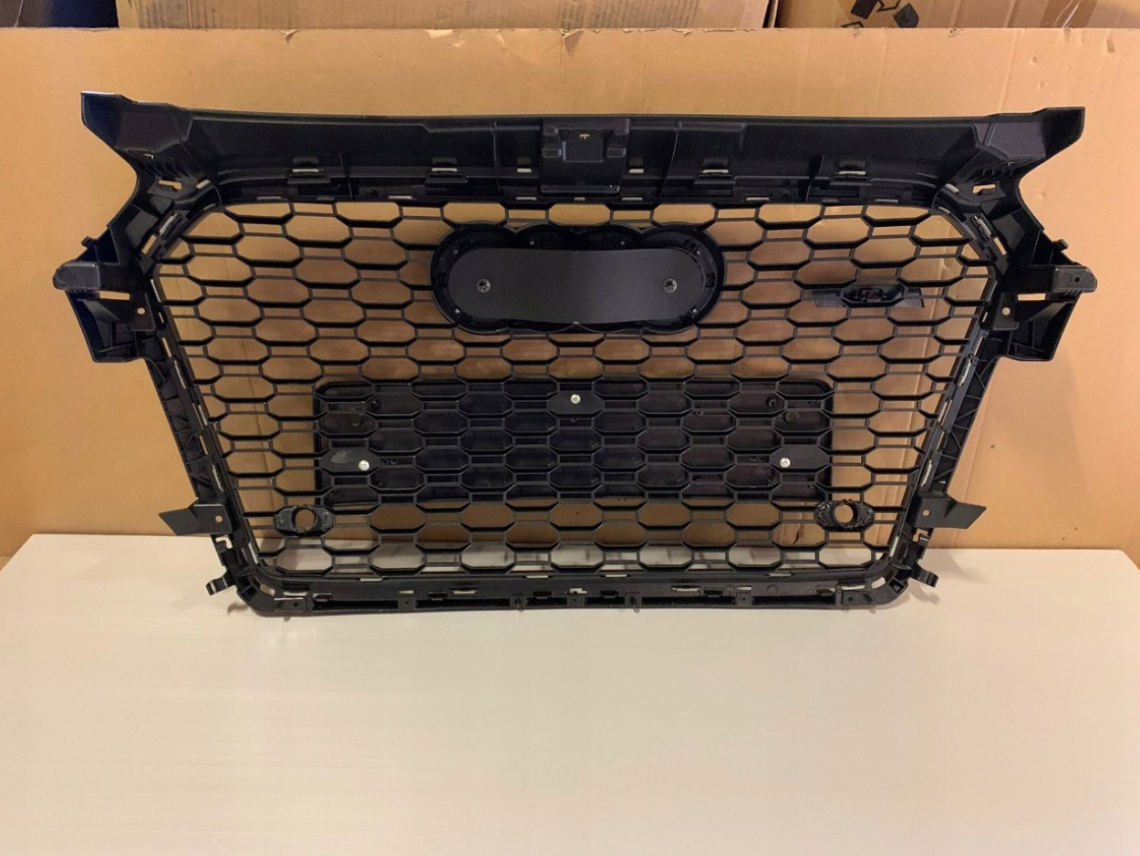 Audi A1 LIFT 2015-2018 Front Grill, Honeycomb Grill, RS1 Black Quattro style